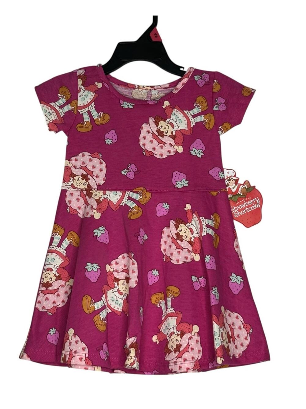 Strawberry Shortcake Baby Girls Short Sleeve Dress size 18 Months New